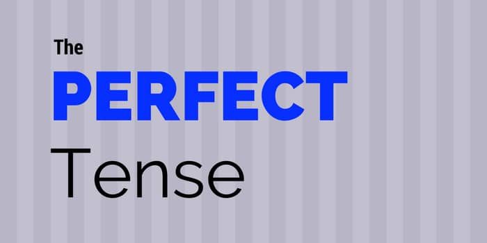 The Perfect Tense