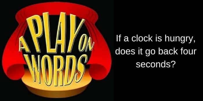 If a clock is hungry, does it go back four seconds