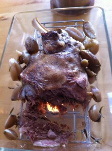 Slow roast lamb