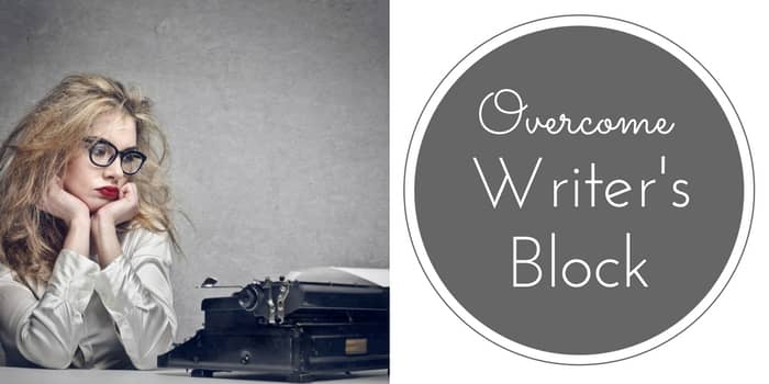 How to overcome writers block